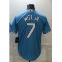 KC.Royals #7 Bobby Witt Jr. Light Blue Stitched Jersey