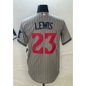 M.Twins #23 Royce Lewis Gray Stitched Jersey