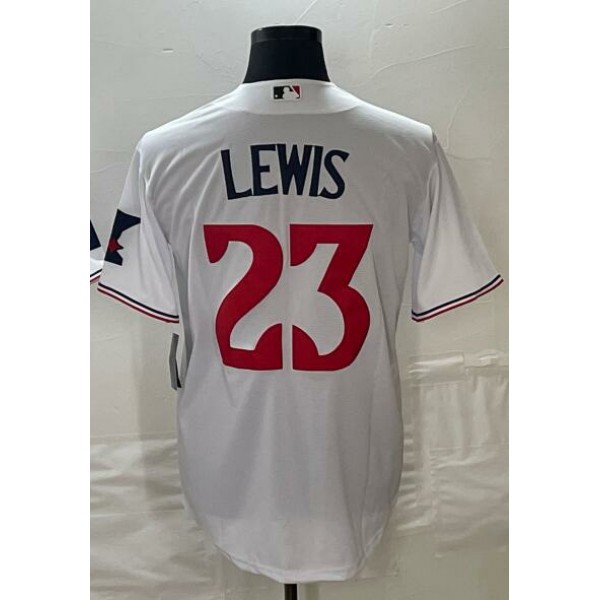 M.Twins #23 Royce Lewis White Stitched Jersey