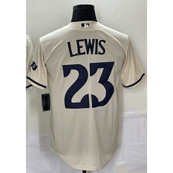 M.Twins #23 Royce Lewis Cream Stitched Jersey