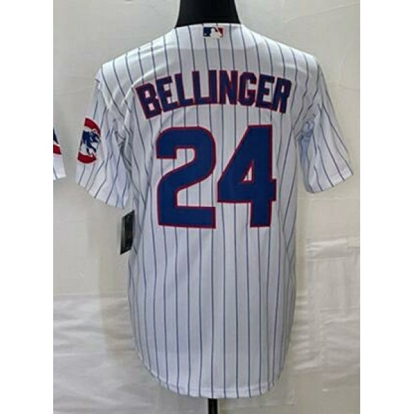 C.Cubs #24 Cody Bellinger White Stitched Jersey