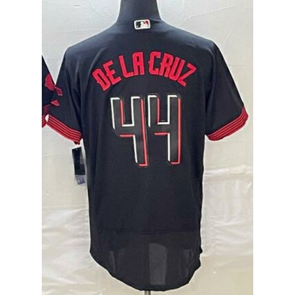 C.Reds #44 Elly De La Cruz Black City Connect Stitched Jersey