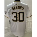 P.Pirates #30 Paul Skenes White Stitched Jersey