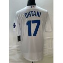 LA.Dodgers #17 Shohei Ohtani White-3 Stitched Jersey