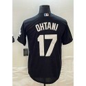 LA.Dodgers #17 Shohei Ohtani Black-3 Stitched Jersey