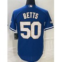 LA.Dodgers #50 Mookie Betts Royal City Connect Stitched Jersey