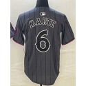 NY. Mets #6 Starling Marte City Connect Stitched Jersey