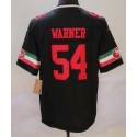 SF.49ers #54 Fred Warner Black Mexico Stitched jersey