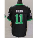 P.Eagles #11 A. J. Brown Black-1 Stitched jersey