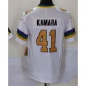 NO.Saints #41 Alvin Kamara White-1 Stitched jersey