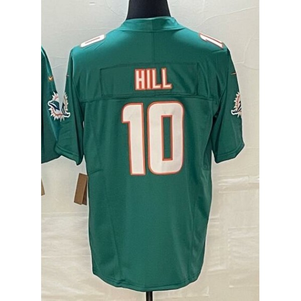 M.Dolphins #10 Tyreek Hill Aqua-1 Stitched jersey