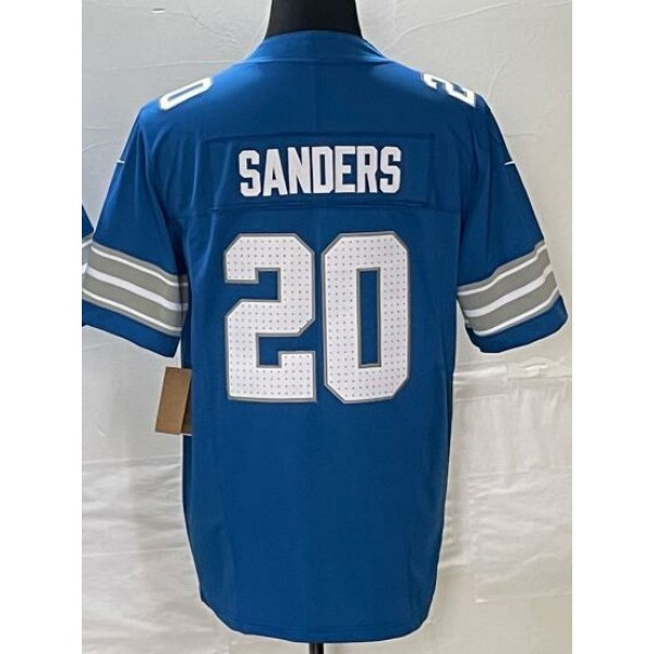 D.Lions #20 Barry Sanders Blue-1 Stitched jersey