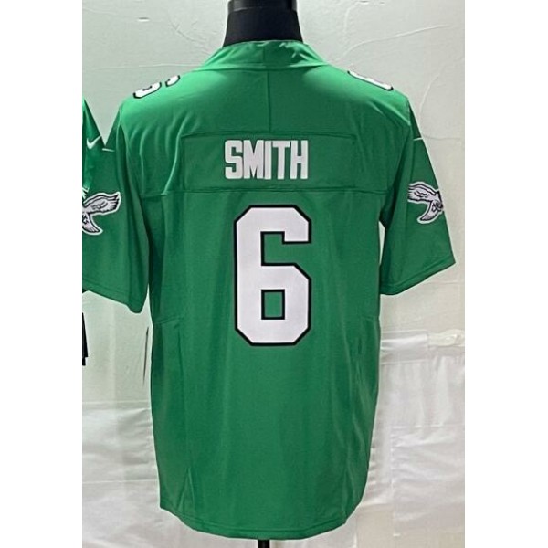 P.Eagles #6 DeVonta Smith Green  F.U.S.E. Stitched jersey