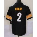 P.Steelers #2 Justin Fields Black Stitched jersey