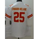 KC.Chiefs #25 Clyde Edwards-Helaire White Stitched jersey