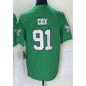 P.Eagles #91 Fletcher Cox Green F.U.S.E. Stitched jersey