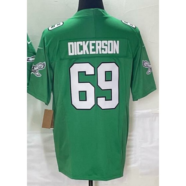 P.Eagles #69 Landon Dickerson Green F.U.S.E. Stitched jersey