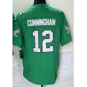 P.Eagles #12 Randall Cunningham Green F.U.S.E. Stitched jersey