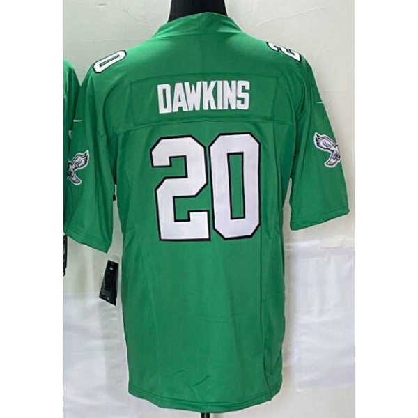 P.Eagles #20 Brian Dawkins Green  F.U.S.E. Stitched jersey