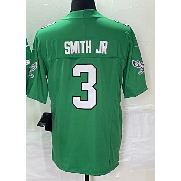 P.Eagles #3 Nolan Smith JR Green F.U.S.E. Stitched jersey