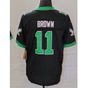 P.Eagles #11 A. J. Brown Black F.U.S.E. Stitched jersey