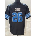 D.Lions #26 Jahmyr Gibbs Black F.U.S.E. Stitched Jersey