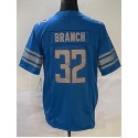 D.Lions #32 Brian Branch Blue Stitched jersey