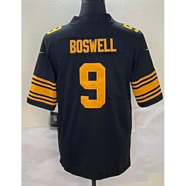 P.Steelers #9 Chris Boswell Black Stitche jersey