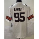 C.Browns #95 Myles Garrett White Stitched jersey