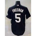 LA.Dodgers #5 Freddie Freeman Black-3 Stitched Jersey