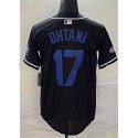 LA.Dodgers #17 Shohei Ohtani Black-2 Stitched Jersey