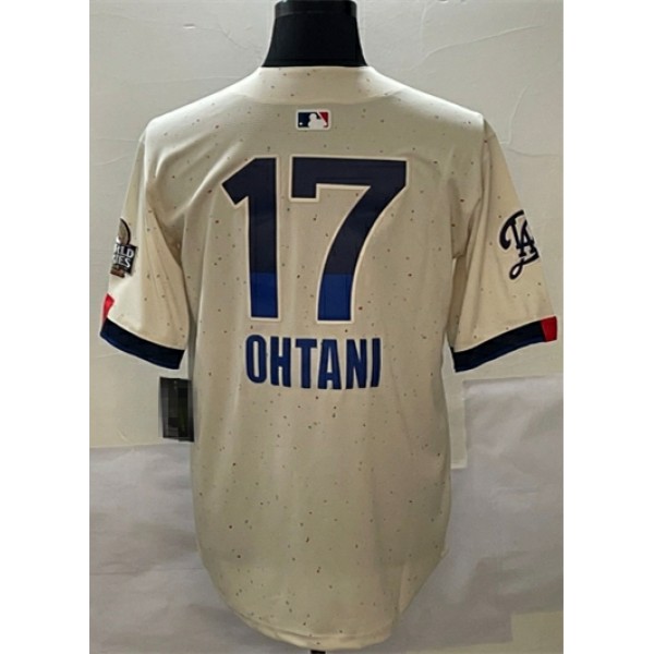 LA.Dodgers #17 Shohei Ohtani Stitched Jersey