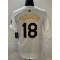 LA.Dodgers #18 Yoshinobu Yamamoto White-1 Stitched Jersey