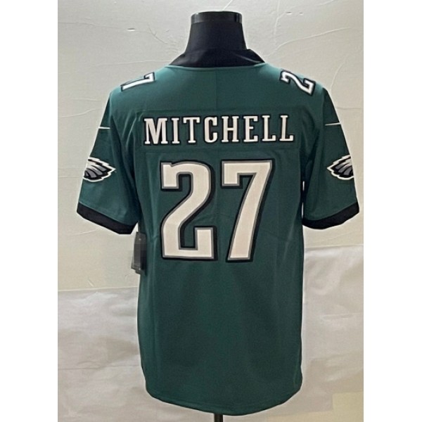 P.Eagles #27 Quinyon Mitchell Green-1 Stitched Jersey