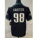 P.Eagles #98 Jalen Carter Black-1 Stitched jersey