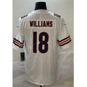 C.Bears #18 Caleb Williams White-1 Stitched jersey