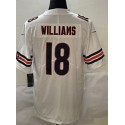 C.Bears #18 Caleb Williams White Stitched jersey