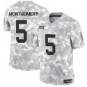 D.Lions #5 David Montgomery Arctic Camo F.U.S.E. Stitched Jersey