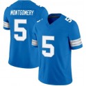 D.Lions #5 David Montgomery Blue F.U.S.E. Stitched Jersey