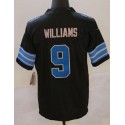 D.Lions #9 Jameson Williams Black F.U.S.E. Stitched jersey