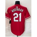 A.Cardinals #21 Lars Nootbaar Red City Connect Stitched Jersey