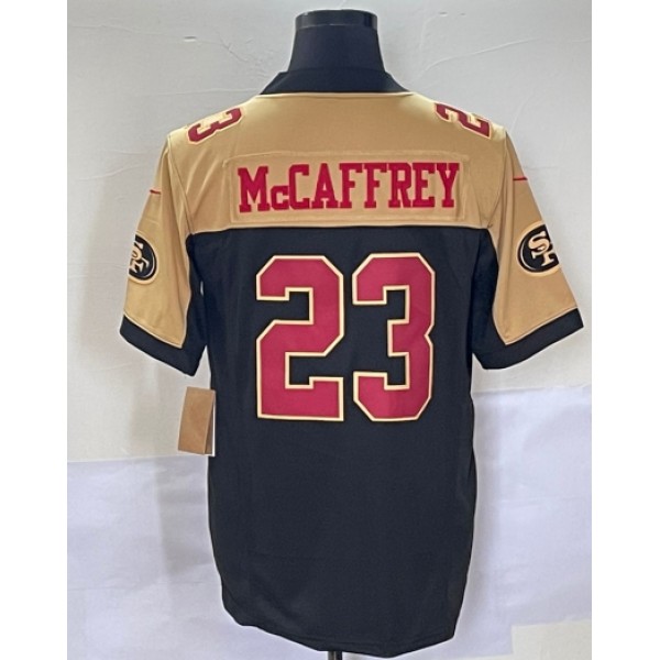 SF.49ers #23 Christian McCaffrey Black-2 Stitched jersey