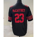 SF.49ers #23 Christian McCaffrey Black Stitched jersey