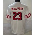 SF.49ers #23 Christian McCaffrey White Stitched jersey