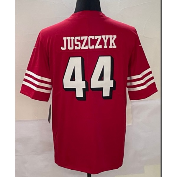 SF.49ers #44 Kyle Juszczyk Red Stitched jersey