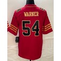 SF.49ers #54 Fred Warner Red-1 Stitched jersey