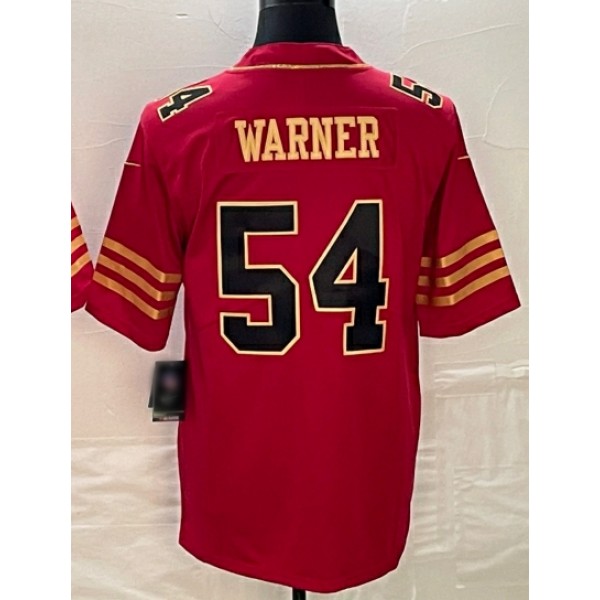 SF.49ers #54 Fred Warner Red-1 Stitched jersey