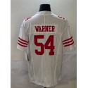 SF.49ers #54 Fred Warner White Stitched jersey