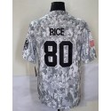 SF.49ers #80 Jerry Rice F.U.S.E. Arctic Camo Stitched jersey