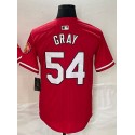 A.Cardinals #54 Sonny Gray Red City Connect Stitched Jersey